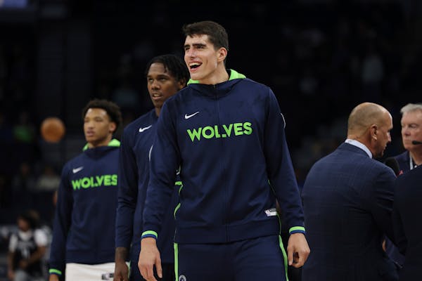 Luka Garza was called up to replace the injured Naz Reid on the roster.