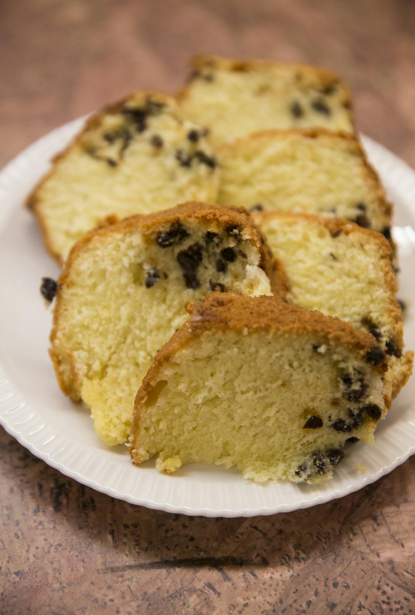 Portugal cake made from a recipe found in a recipe book from the 19th century. The book is part of the collection of rare books and journals at the Wangensteen Historical Library of Biology and Medicine on the campus of the University of Minnesota in Minneapolis on Tuesday, January 26, 2016. ] (Leila Navidi/Star Tribune) leila.navidi@startribune.com