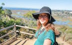 Jessica Johnson, founder of Hidden San Diego, at Annie's Canyon Trail on Wednesday in Solana Beach, Calif. (Eduardo Contreras/San Diego Union-Tribune/