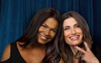 (L to R) Nia Long and Idina Menzel star in "Beaches", premiering Saturday, January 21st,2017 on Lifetime. Photo by &#xa9;2016 A&E Television Networks,