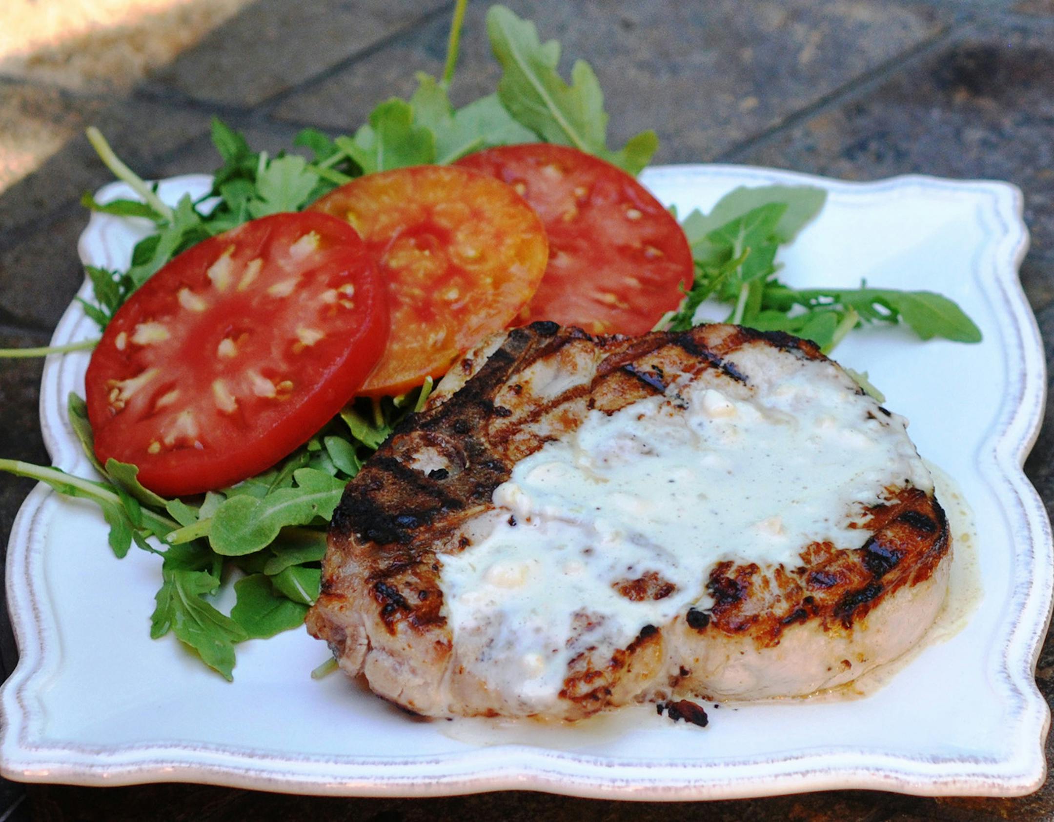 From Meredith Deeds, Special to the Star Tribune Grilled Pork Chops with Alabama White Barbecue Sauce