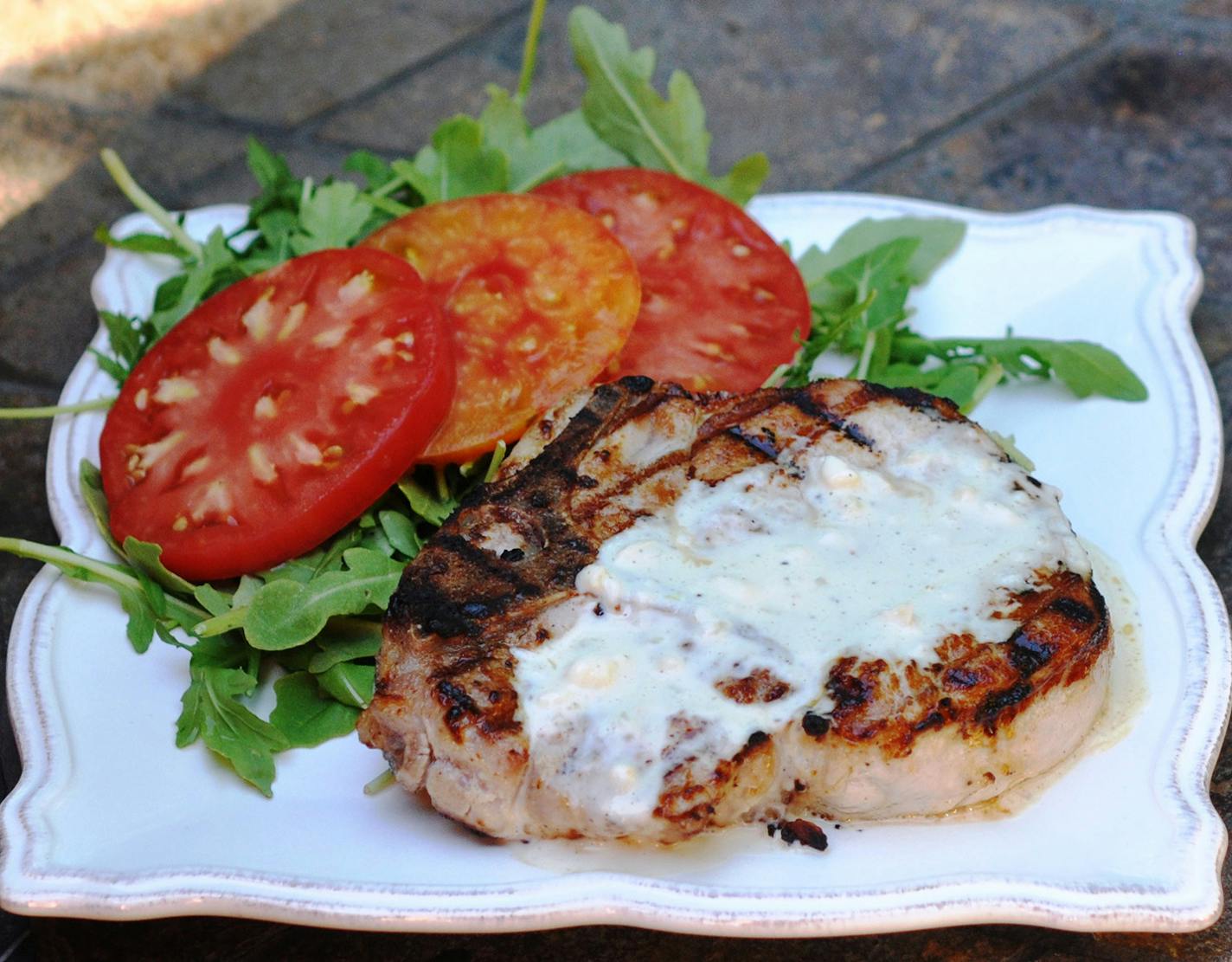 From Meredith Deeds, Special to the Star Tribune Grilled Pork Chops with Alabama White Barbecue Sauce