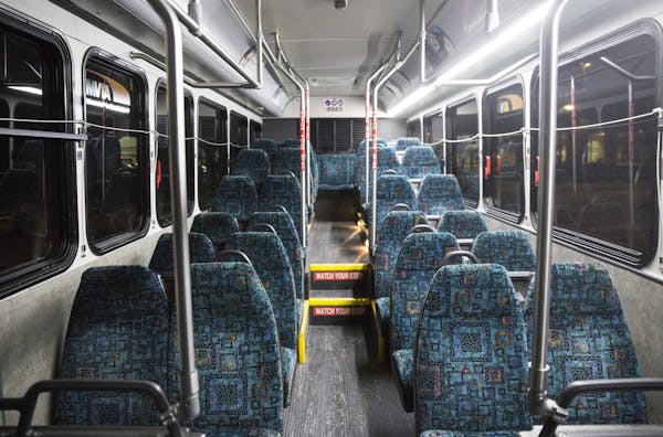 During rush hour on Monday, Feb. 8, the new Route 494 had no passengers. The route began service on Jan. 19.