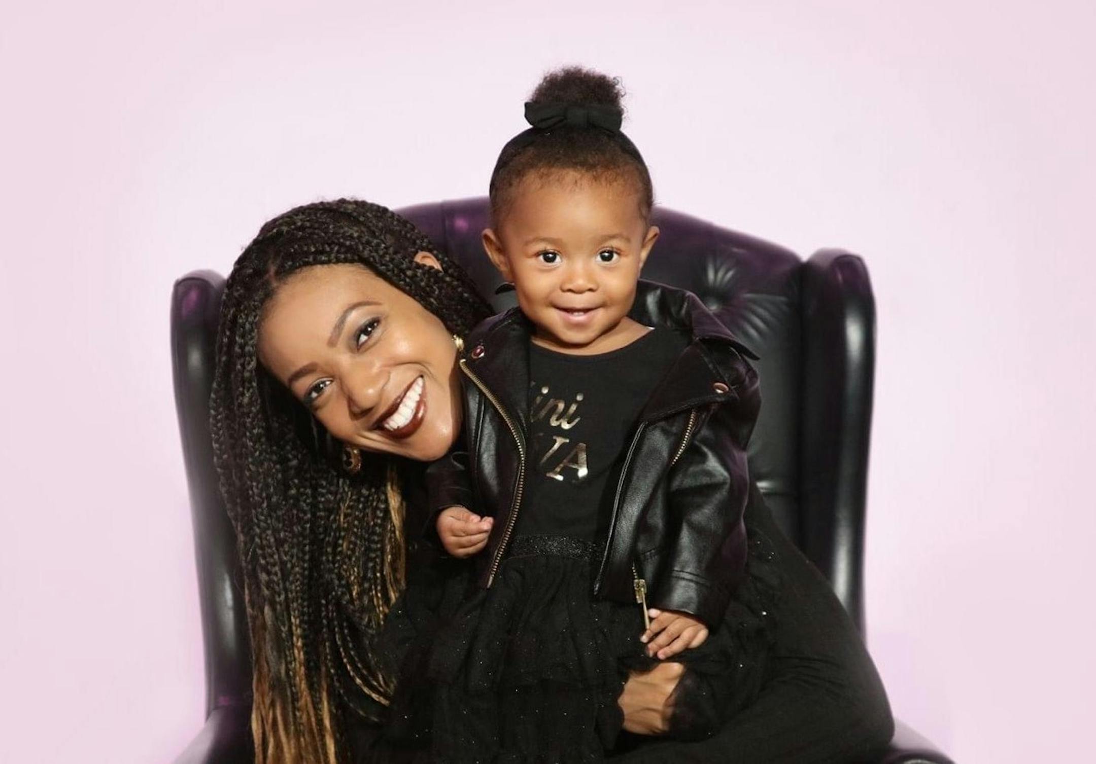 Brittany Wright and daughter, Zora.