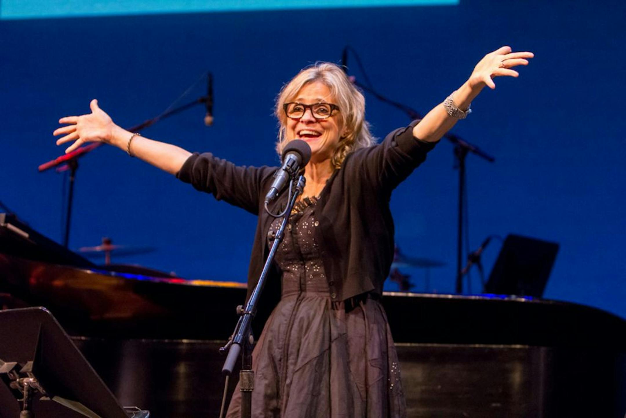 Amy Sedaris at the season finale of WITS.