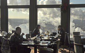 The Carousel restaurant offered 360-degree views of St. Paul from the 22nd floor.