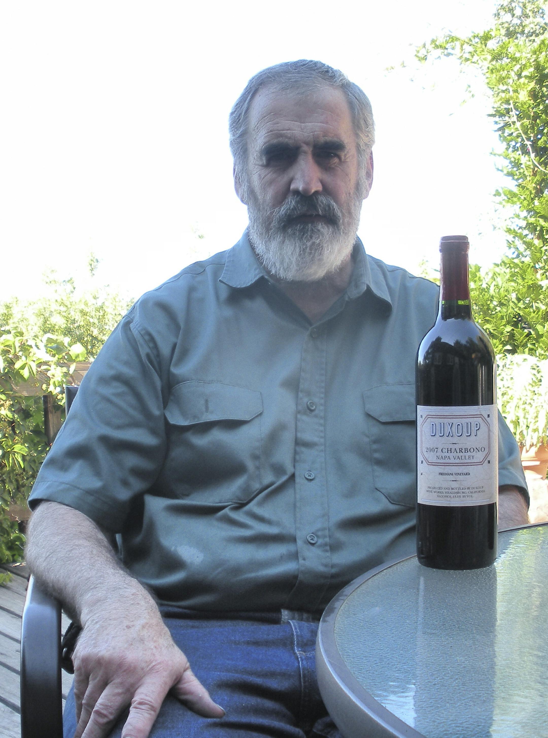 Anoka native Andy Cutter at his rustic winery in Sonoma County's Dry Creek Valley.