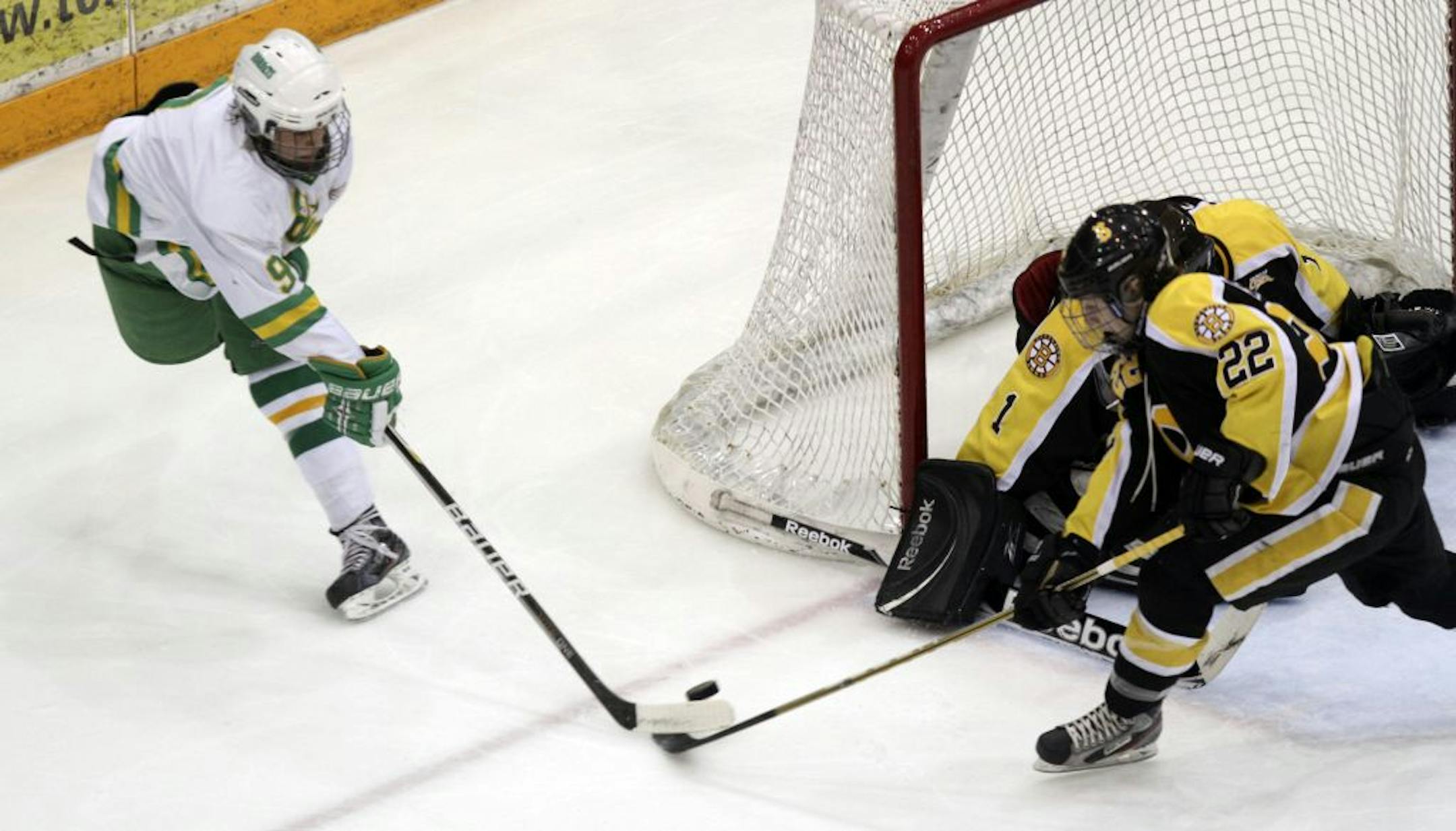 Burnsville's Tyler Sheehy (22), one of the Blaze's top players, collected 49 points as a sophomore last season. Photo by Kyndell Harkness • kharkness@startribune.com
