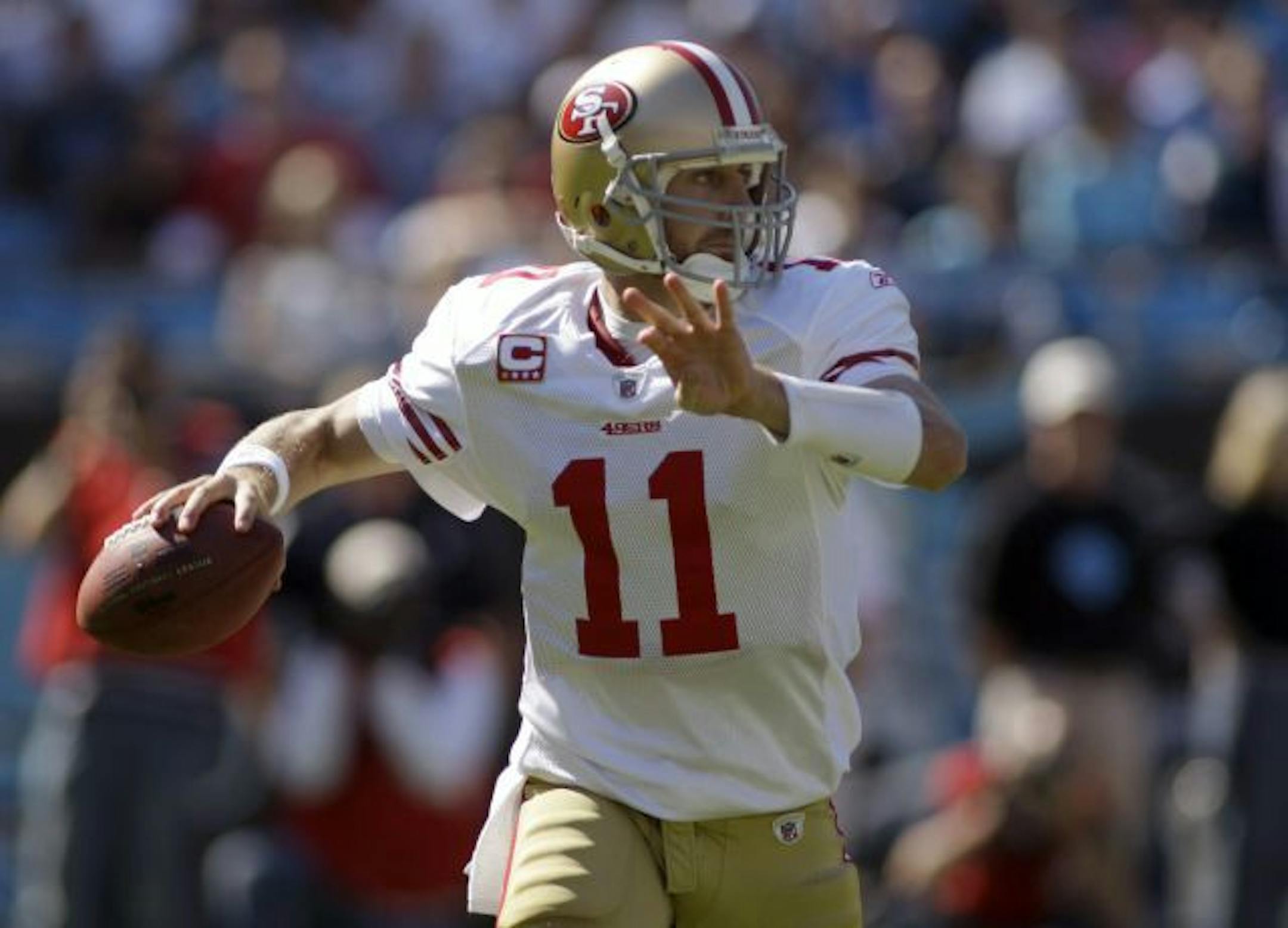 49ers quarterback Alex Smith