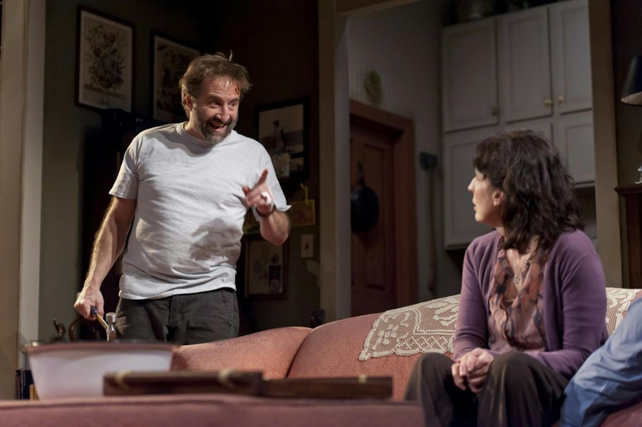 J.C. Cutler and Angela Timberman in "The Birds"