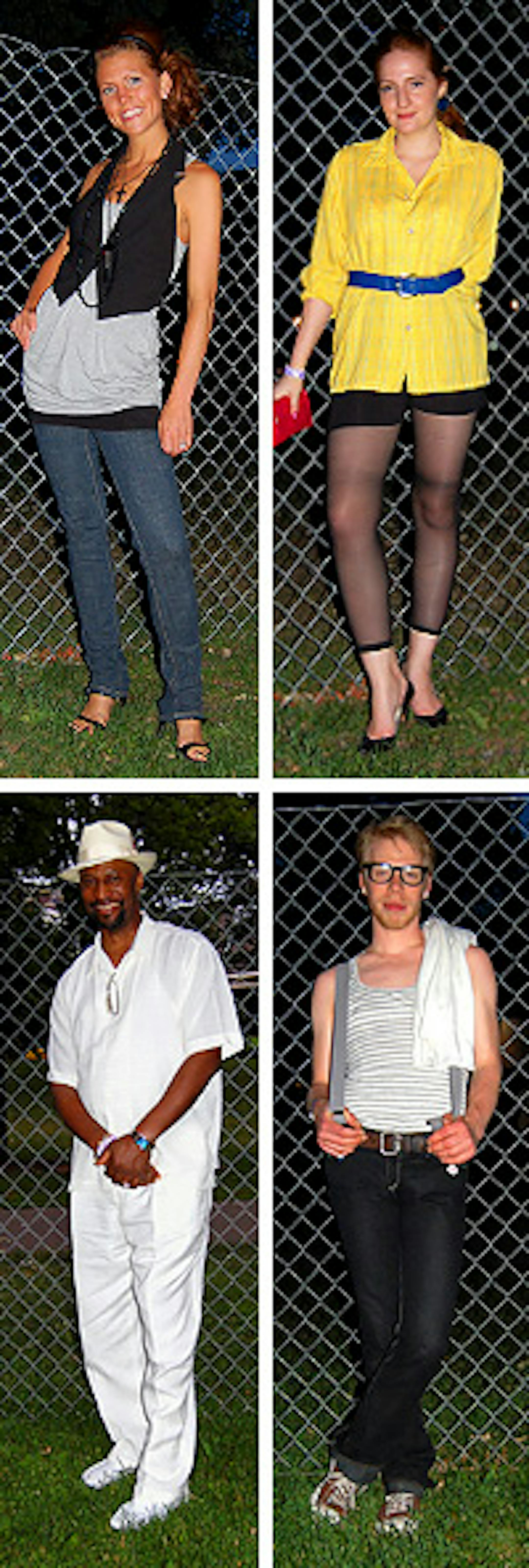 Clockwise from top - Erica Erhart, Becka Navarrette, Jeffrey C. Nelson, Nathaniel Griffin