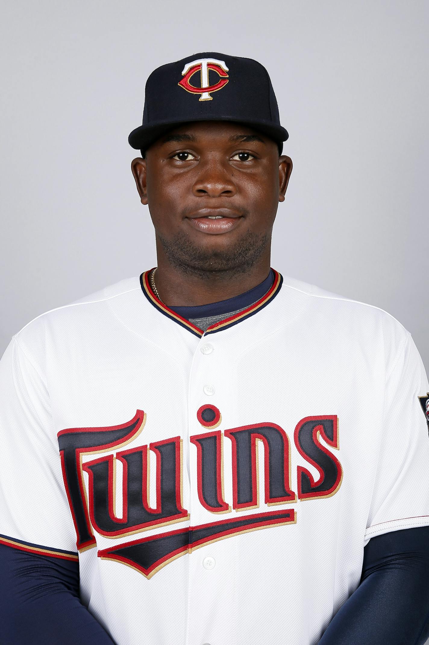 This is a 2015 photo of Miguel Sano of the Minnesota Twins baseball team. This image reflects the Twins active roster as of Tuesday March 3, 2015, when this image was taken. (AP Photo/Tony Gutierrez)