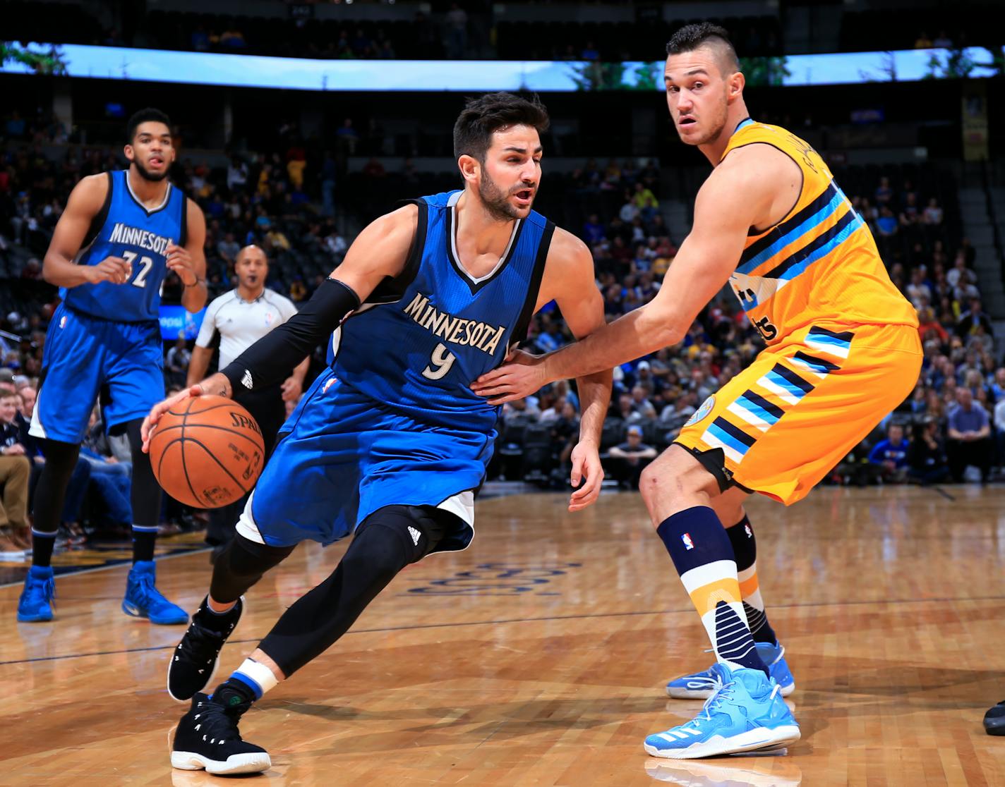 Minnesota Timberwolves guard Ricky Rubio.