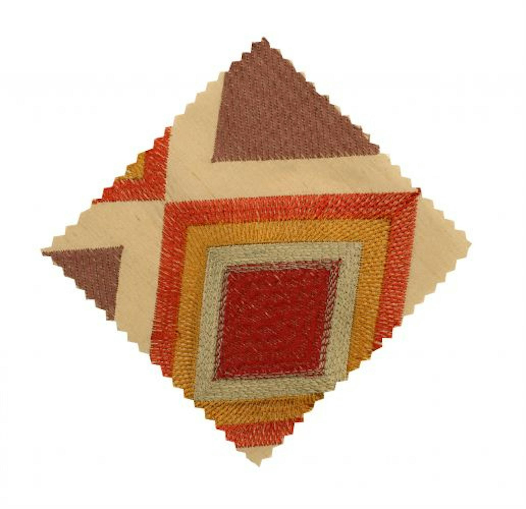 Bella Diamond in rose/plum from Groundworks, 100 percent Indian silk with viscose backing, 51 inches wide. Lee Jofa at International Market Square, to the trade but available to the public through the IMS Design Connection