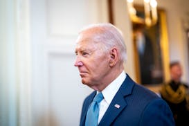 President Joe Biden at the White House on Wednesday, July 3, 2024. Biden declared that ‘’I’m staying in the race’' during a campaign rally in 