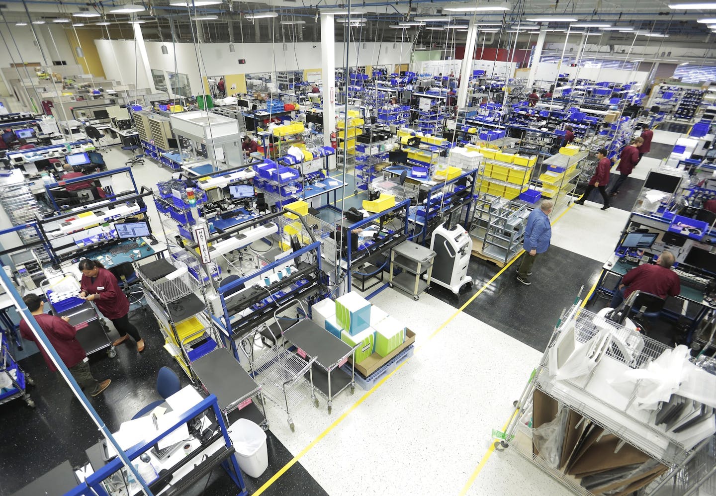 Minnetronix Medical's manufacturing facility in St. Paul includes more than 25 unique medical device product lines with code names like &#xec;Hat Trick.&#xee; Each line operates as its own production site for a Minnetronix Medical client. (Photo provided by Minnetronix)