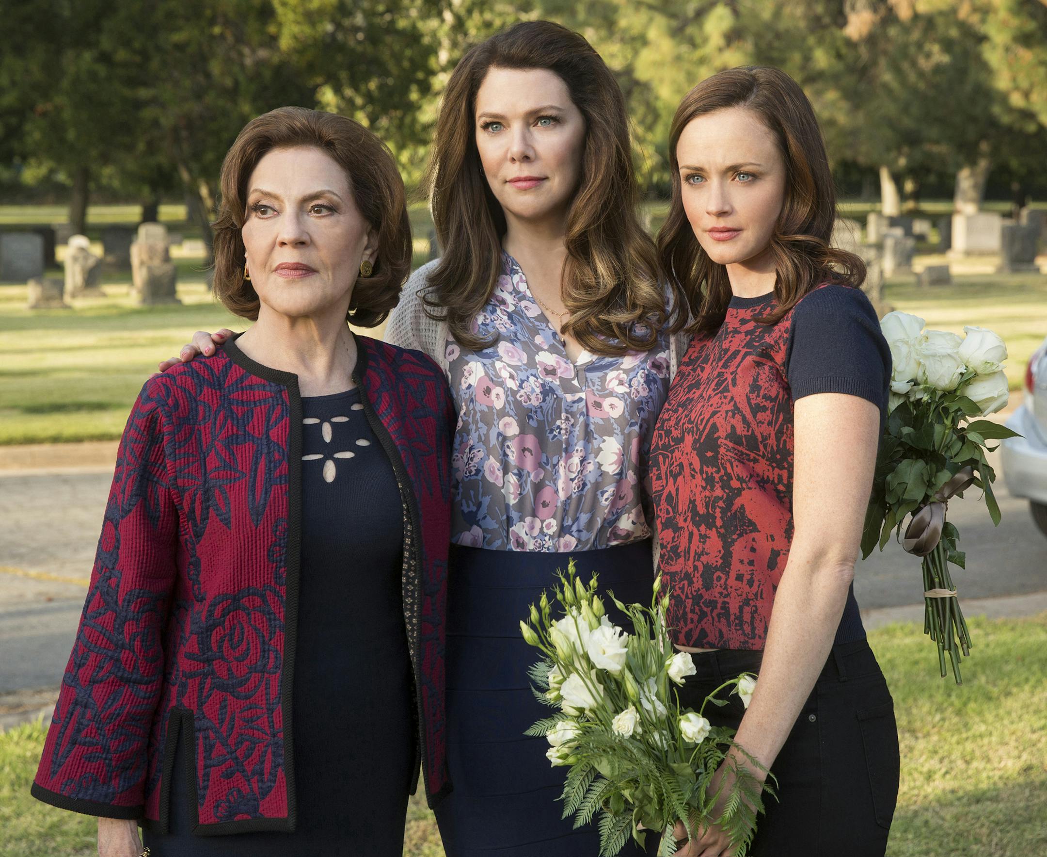 Kelly Bishop, Lauren Graham, and Alexis Bledel