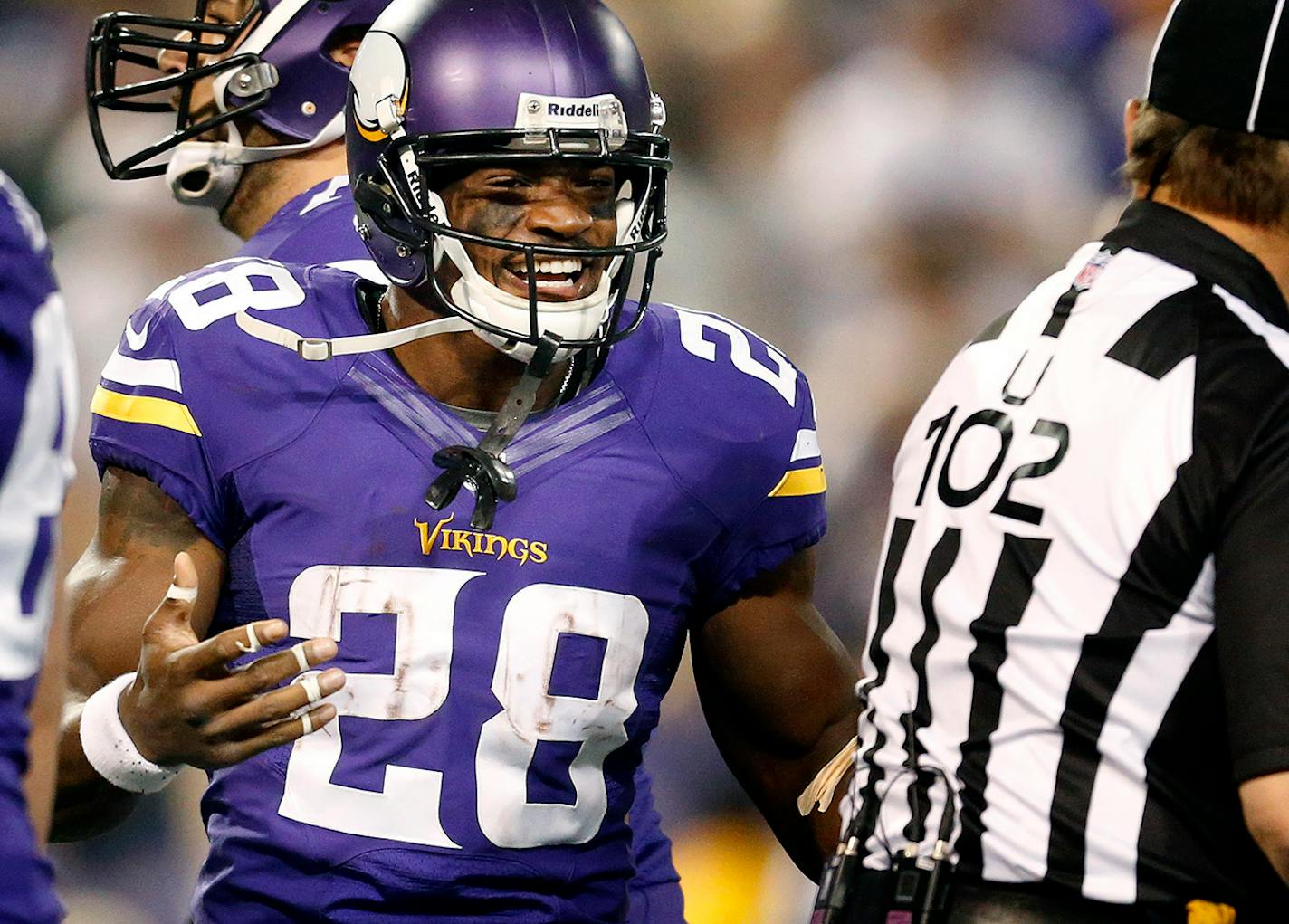 Minnesota Vikings running back Adrian Peterson