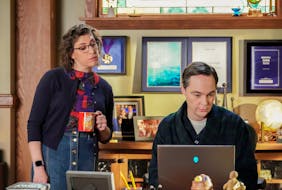 Mayim Bialik and Jim Parsons reprise their roles of Sheldon Cooper and Amy Farrah Fowler in the series finale of "Young Sheldon" on CBS.