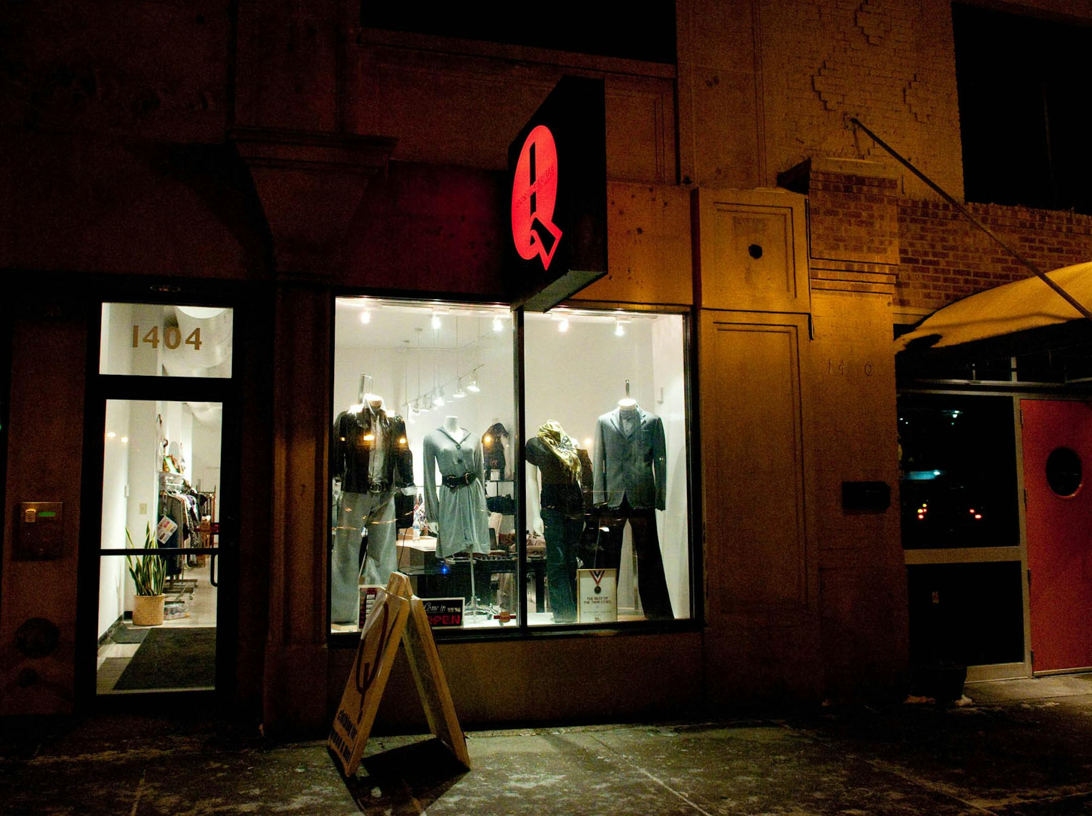 The newly reopened Q Boutique, 1404 West Lake St., Mpls.