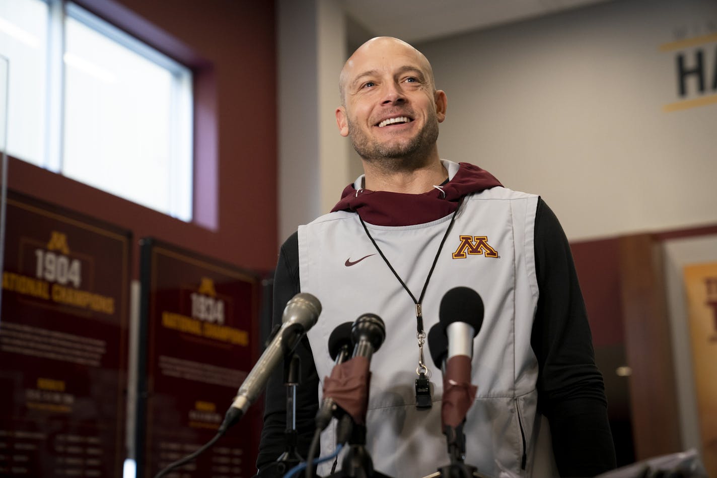 Gophers coach P.J. Fleck