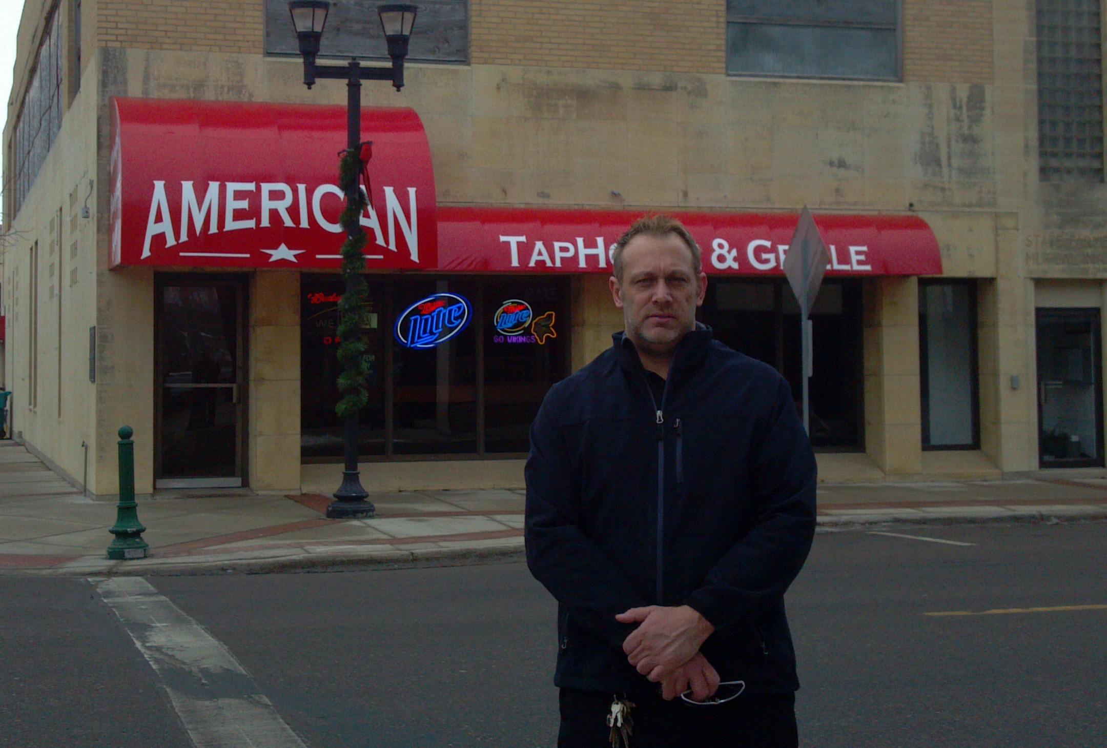 Bar owner Troy Tuma is frustrated that surrounding communities allow bars to stay open later than his required 1 a.m. closing time in Waseca.