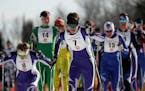 More than 1,000 cross-country skiers congregated at Giants Ridge Ski Area (shown is the Nordic skiing state meet at Giants Ridge in 2017) and braved t