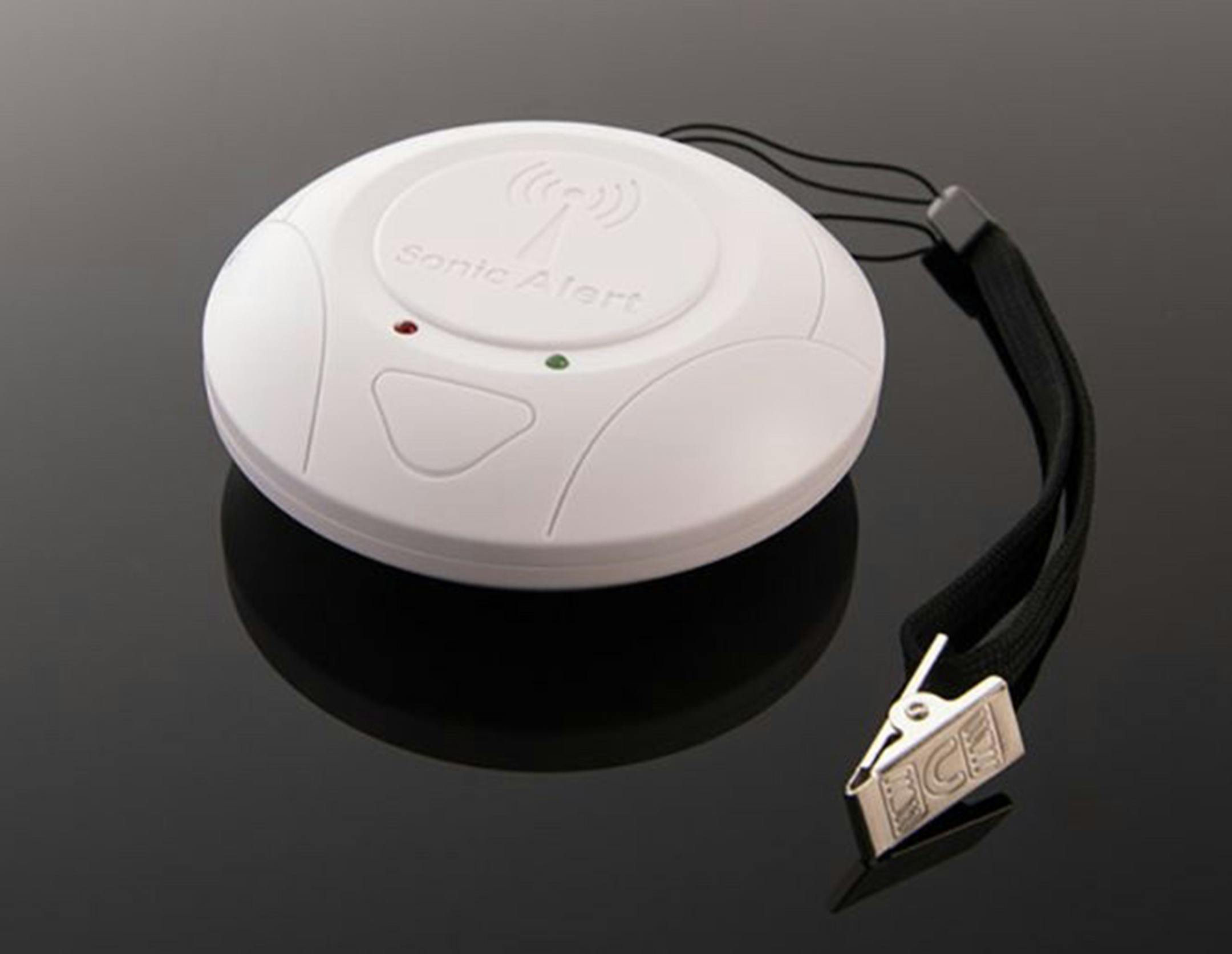 The SonicAlert Sonic Bomb Wireless Vibrating Alarm.