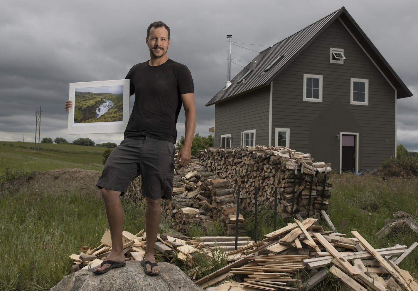 &#x201c;I had forgotten how much I loved growing up in this town,&#x201d; said
photographer Alex Blondeau, who recently moved back to his hometown of Fergus Falls, where he&#x2019;s building his family&#x2019;s house by hand.