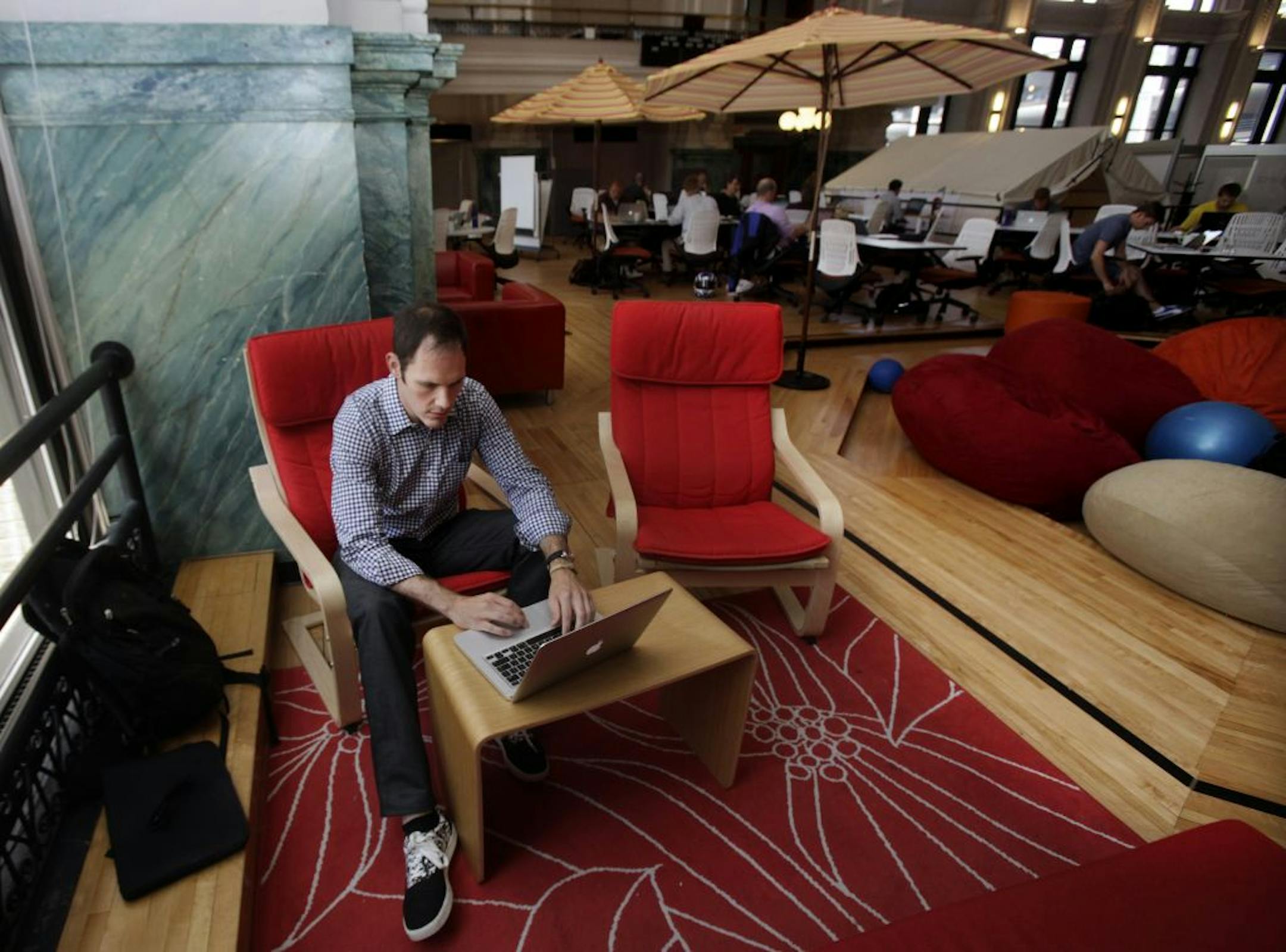 Local entrepreneuer Dan Linstroth has launched a version of Angie's List for people who'd rather find a good service provider from their Facebook friends' recommendations than from strangers on Angie's List. Grain Exchange Bldg., Minneapolis, MN on July 15, 2013.