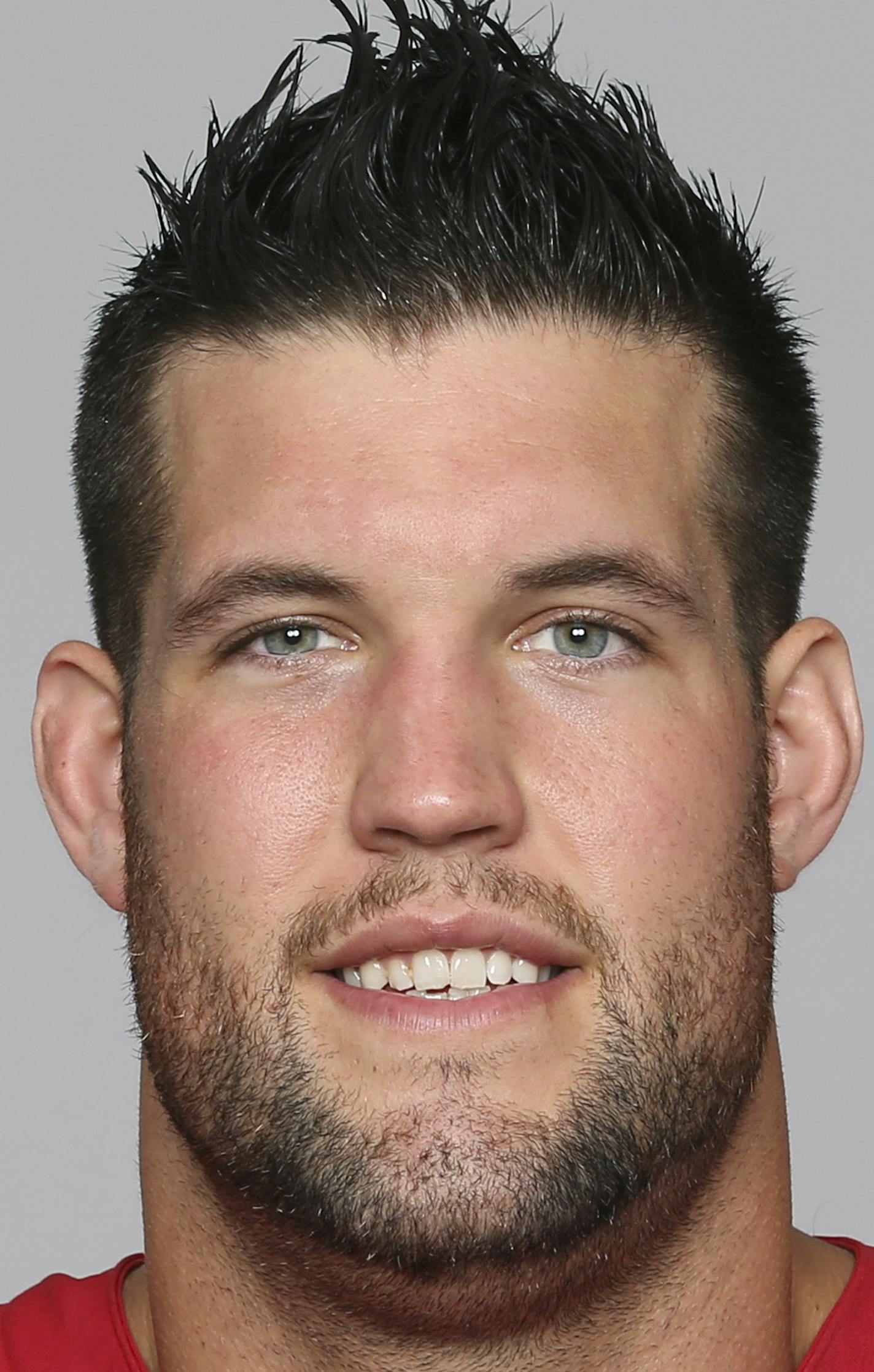 This is a 2015 photo of Alex Boone of the San Francisco 49ers NFL football team. This image reflects the San Francisco 49ers active roster as of Wednesday, June 10, 2015 when this image was taken. (AP Photo) ORG XMIT: NFLHS15