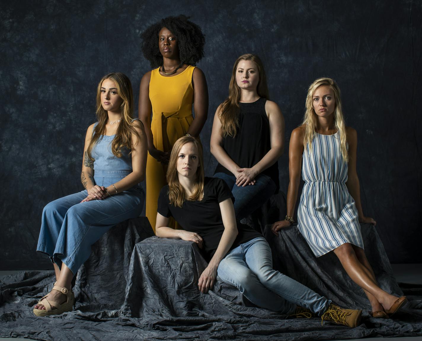 Women from the left Sarah Ortega, Florkime Payne, Melody Walton, Andrea Gram and Brooke Morath. ] RENEE JONES SCHNEIDER &#x2022; renee.jones@startribune.com