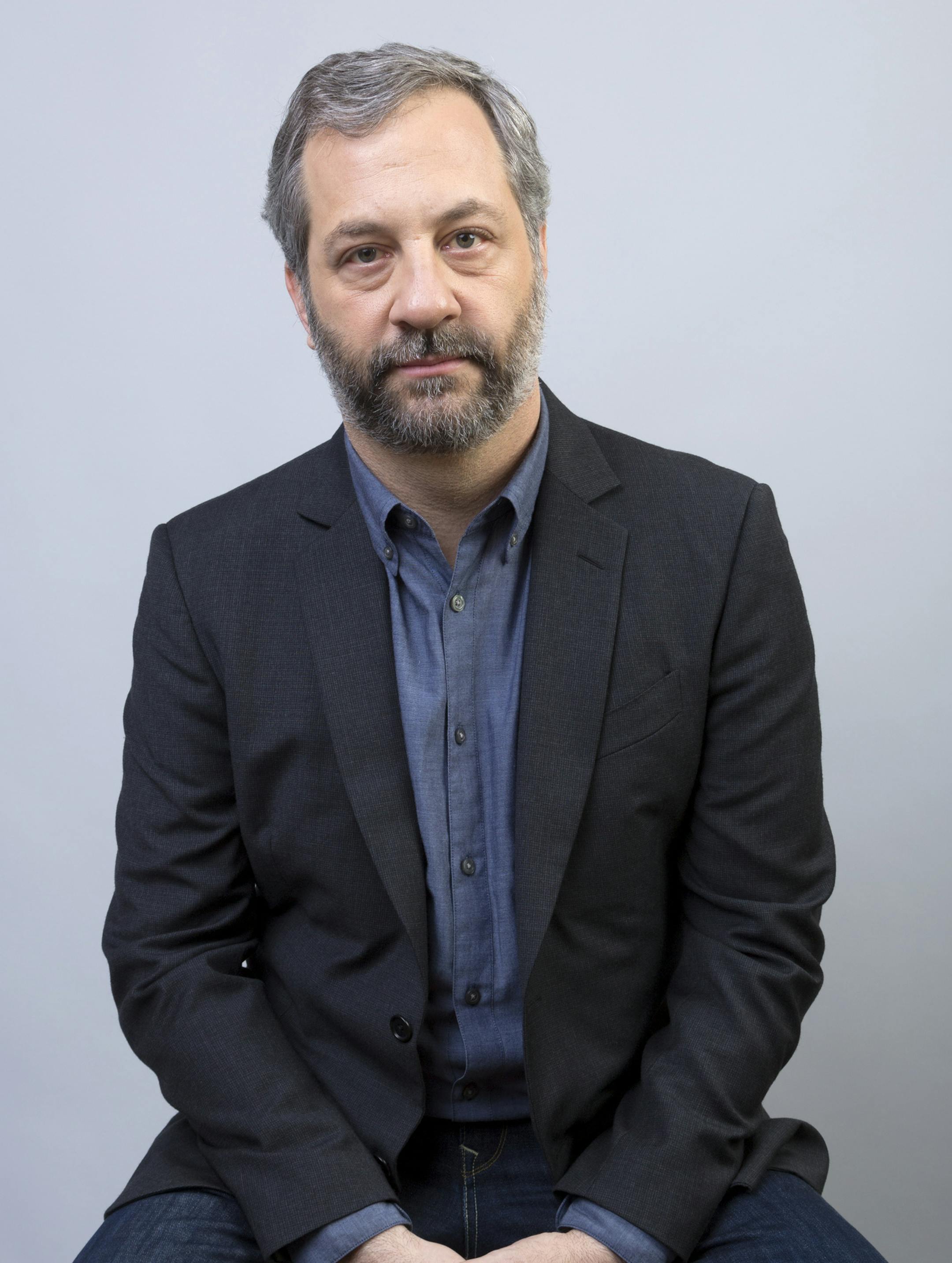 Judd Apatow producer and director of the HBO documentary "The Zen Diaries of Garry Shandling" pose for a portrait during the 2018 Television Critics Association Winter Press Tour at the Langham Hotel on Thursday, Jan. 11, 2018, in Pasadena, Calif. (Photo by Willy Sanjuan/Invision/AP) ORG XMIT: INVW
