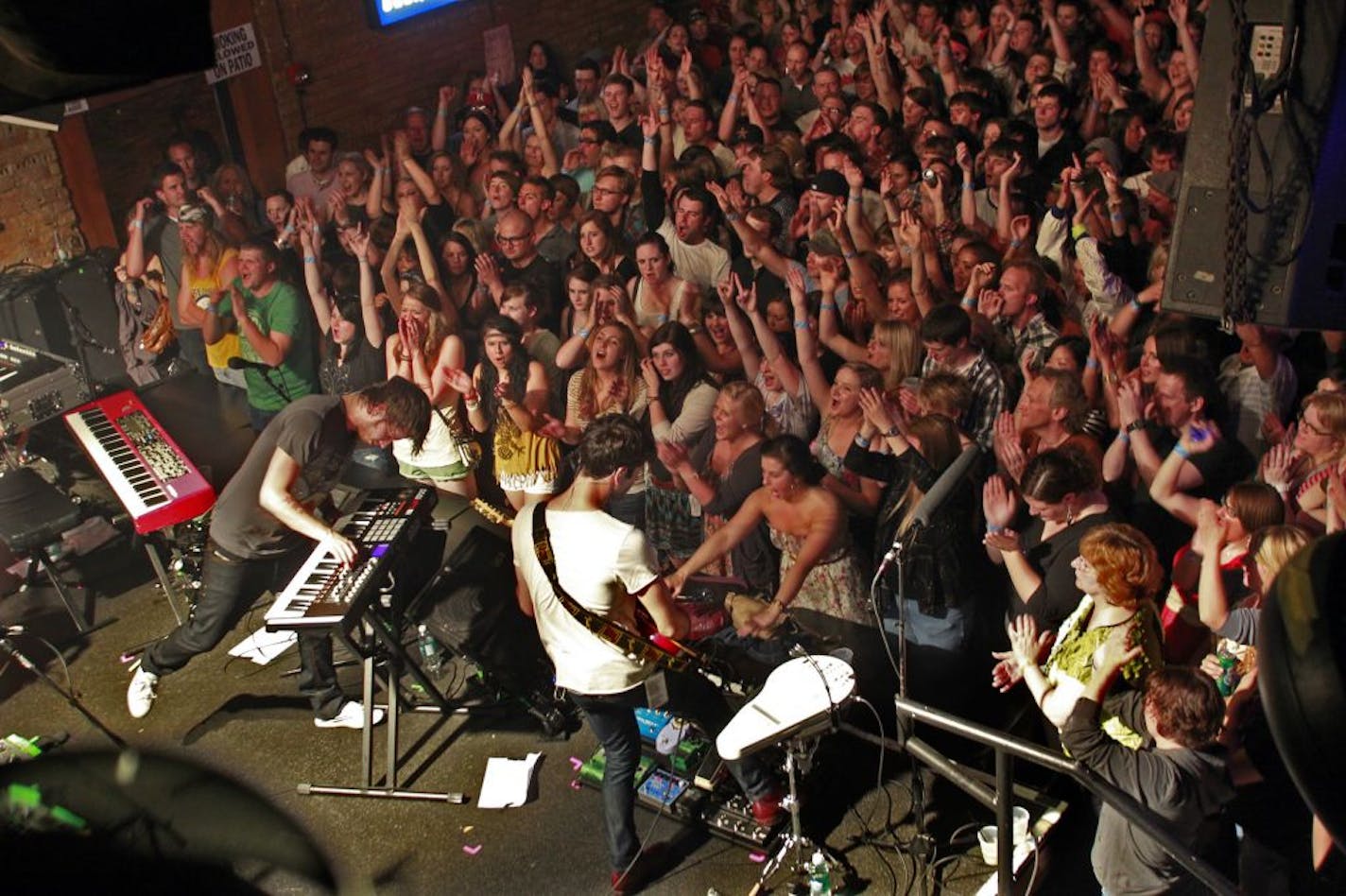 Foster the People play to a sold-out house at the Fine Line Music Cafe.