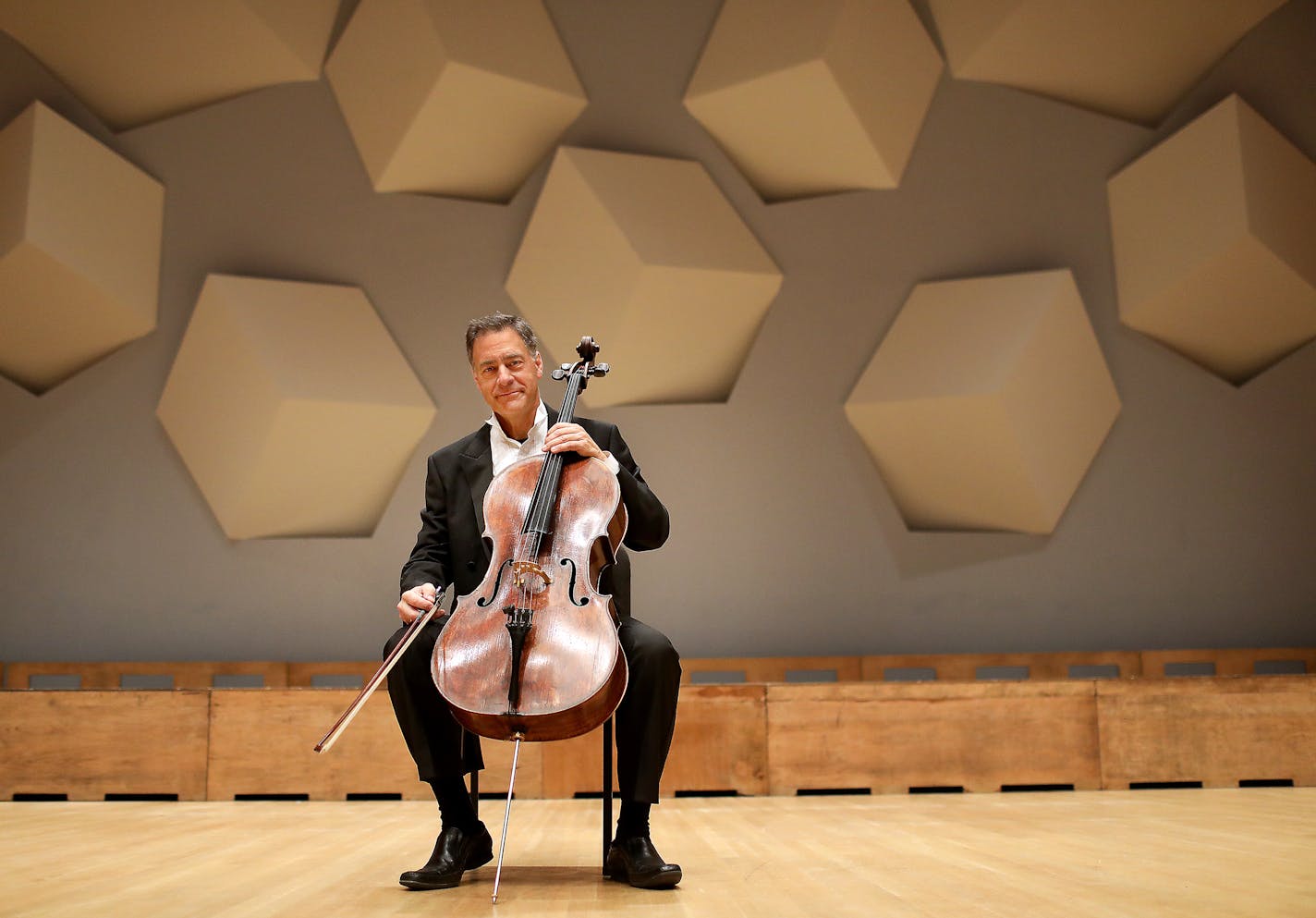 Minnesota Orchestra cellist Tony Ross at Orchestra Hall