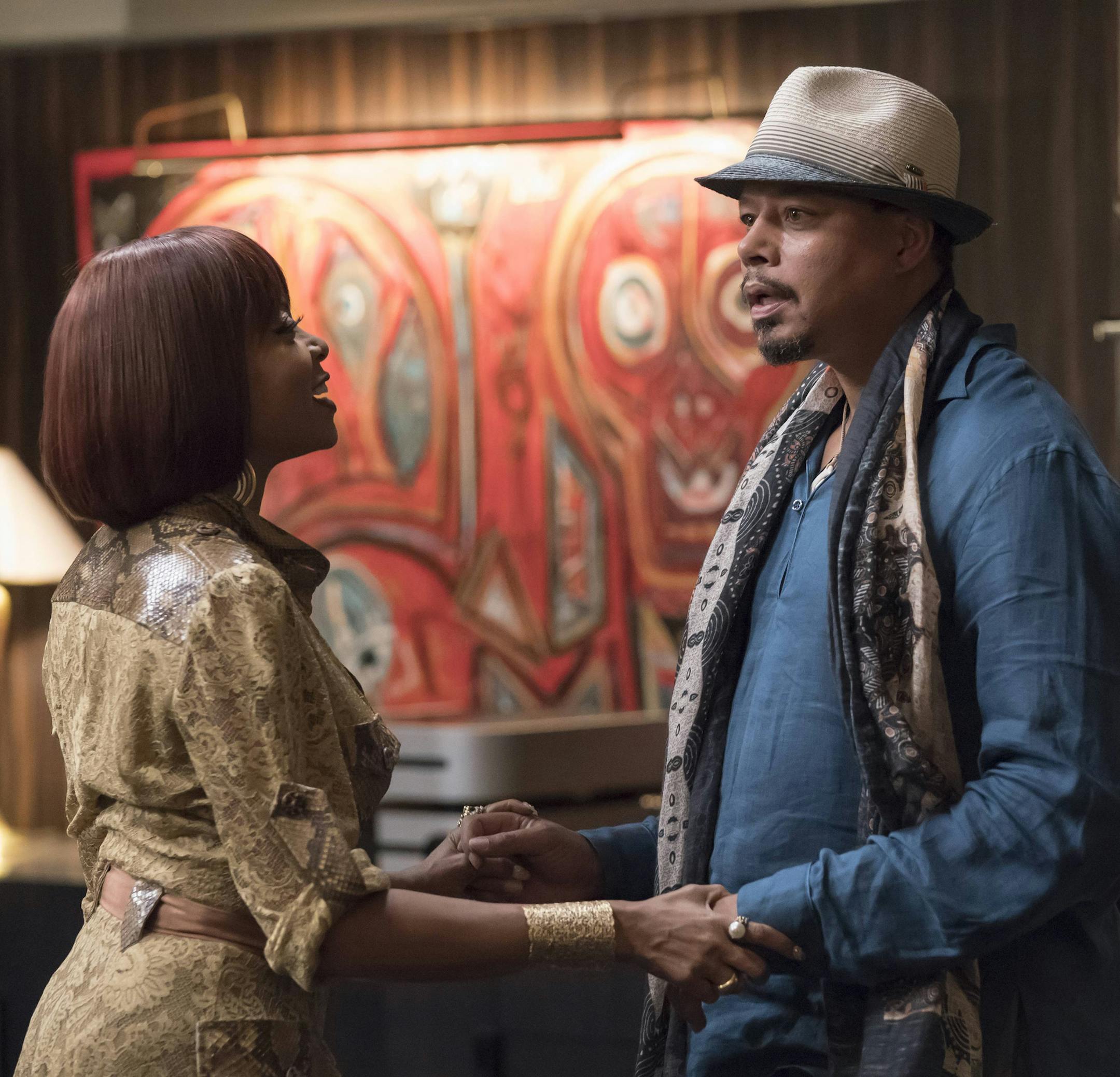 Taraji P. Henson and Terrence Howard in "Empire."