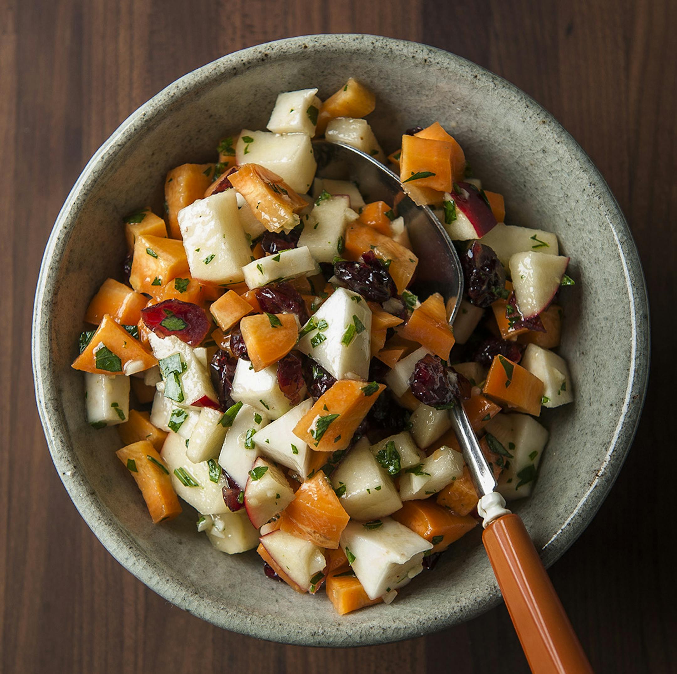 Celeriac, Apple and Carrot Salad. Photo by Mette Nielsen * Special to the Star Tribune