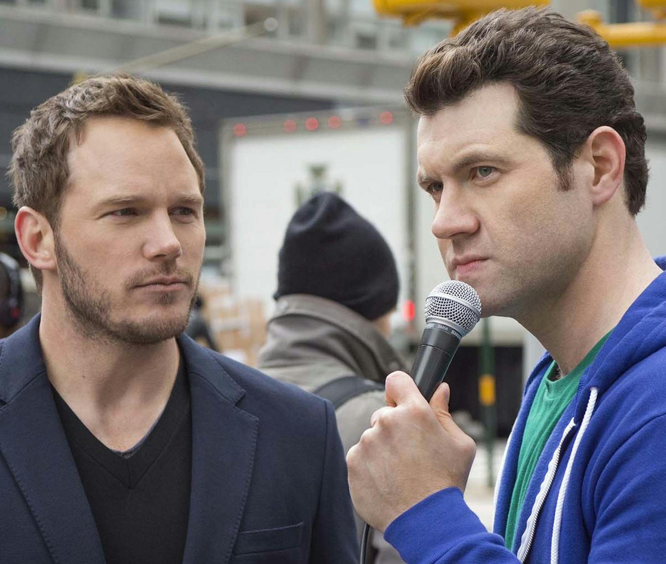 Chris Pratt & Billy Eichner on "Billy on the Street."