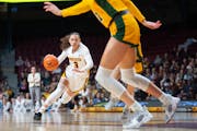Gophers sophomore Amaya Battle has averaged 17 points per game in the WNIT.