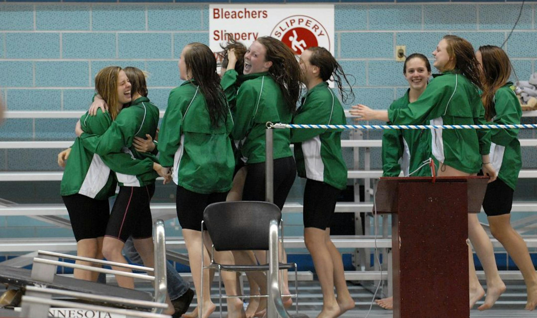 Edina celebrated winning the state title.
