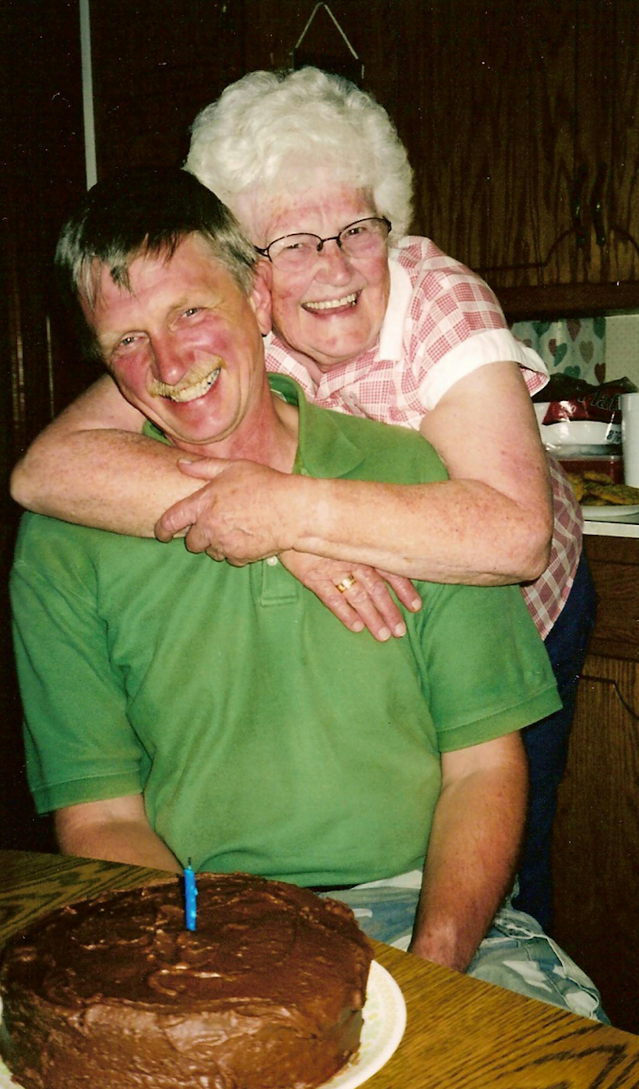 Jerome Larson, Minneapolis: "One of my favorites of Mom and me."