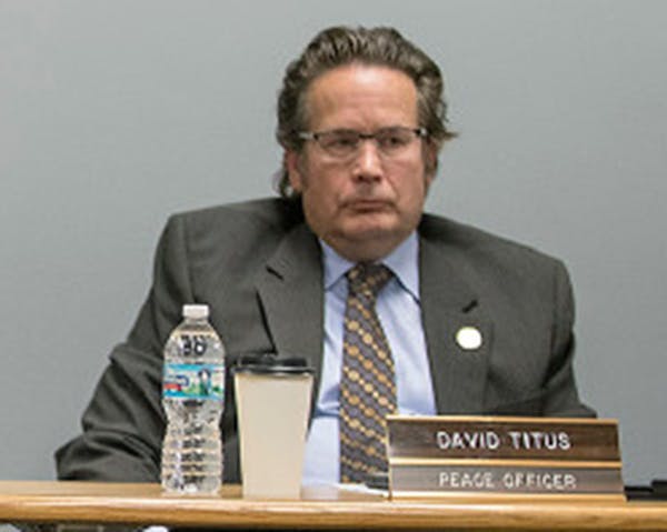 St. Paul Police Federation President Dave Titus, at the center of the building controversy in the mayor's race, has held his post for nearly two decad