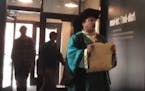 A man dressed in medieval garb delivered an unusual cease-and-desist letter to Modist Brewing in Minneapolis on Friday.