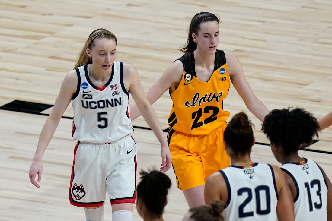 Caitlin Clark vs. Paige Bueckers in battle of women's basketball's  transcendent stars