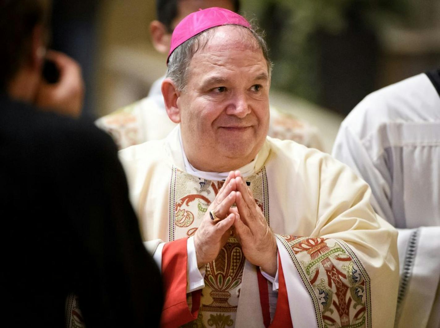 Archbishop Bernard Hebda is installed as archbishop of St. Paul and Minneapolis. Historic ceremony at St. Paul Cathedral.