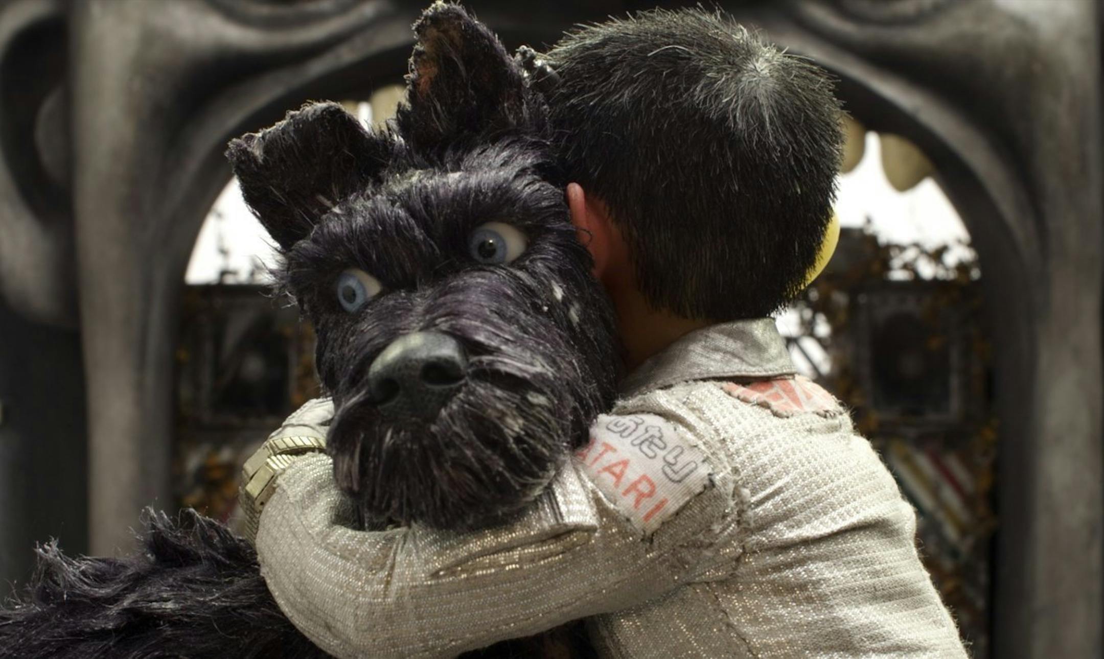This image released by Fox Searchlight Pictures shows the character Chief, voiced by Bryan Cranston in a scene from "Isle of Dogs." (Fox Searchlight via AP)