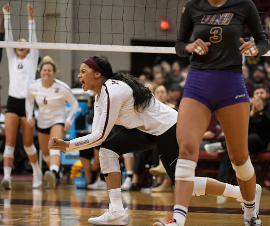 Alexis Hart grew from athlete to player hitting for Gophers volleyball