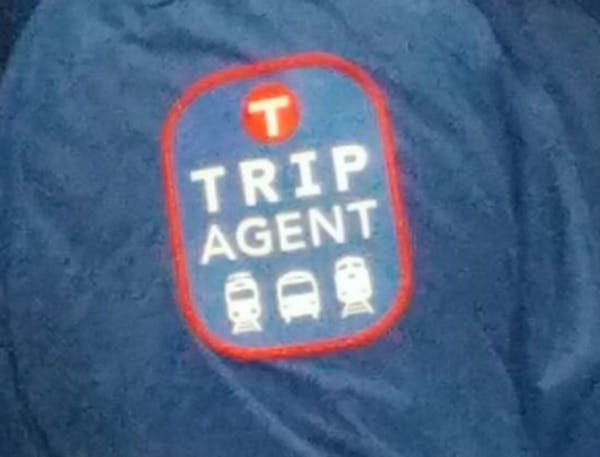 Patches identify TRIP agents who will ride Metro Transit light-rail trains to provide an increased presence on the system.