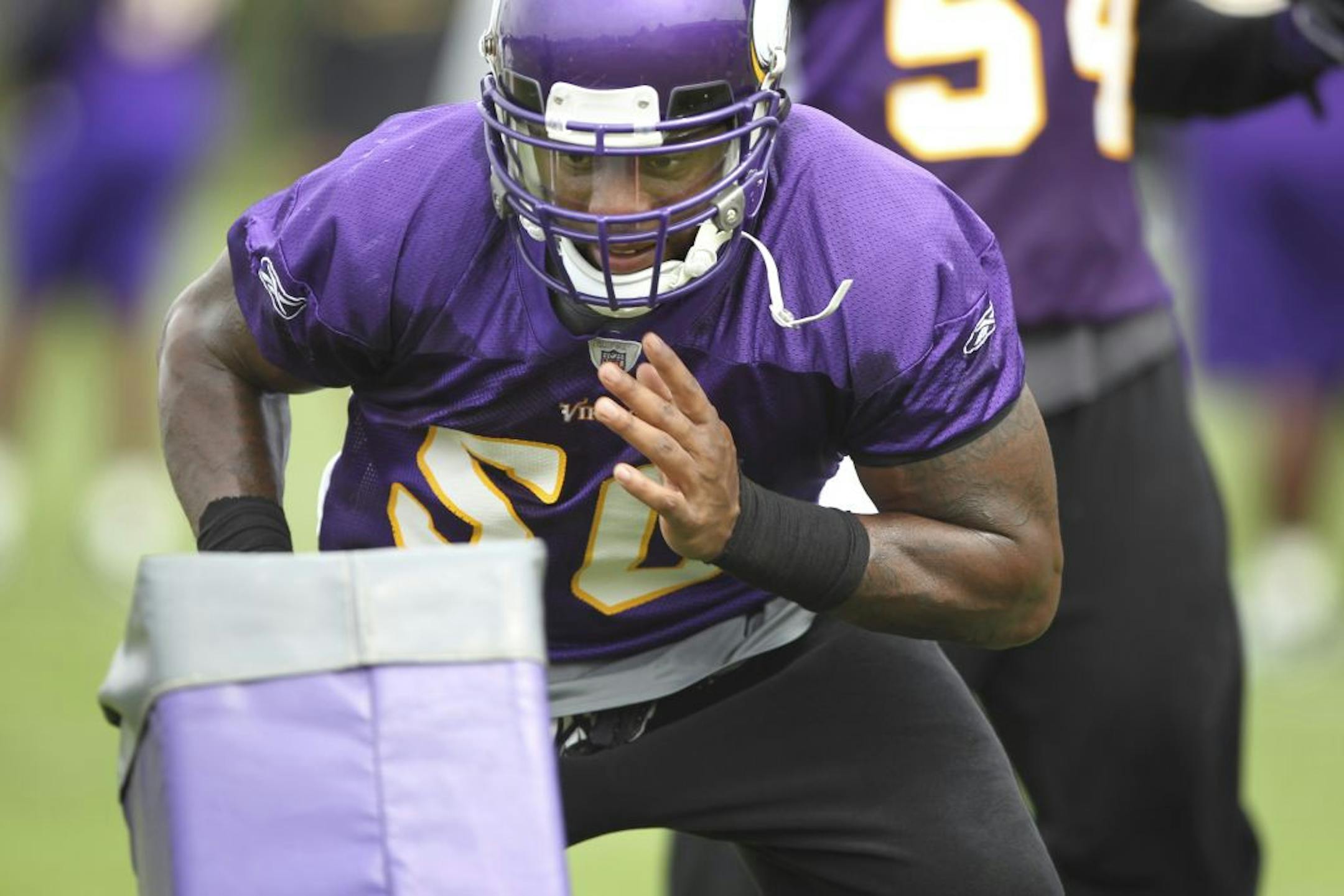 Vikings linebacker Erin Henderson