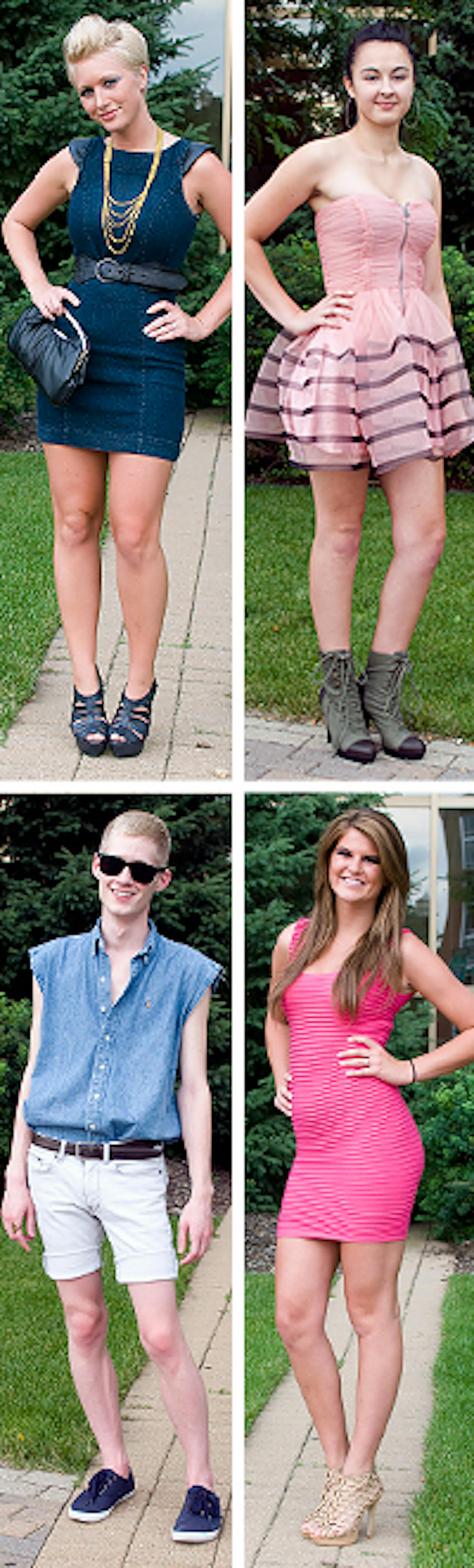 Clockwise from top - Andrea Wagner, Tayler Kalaheo Kurth Storrs, Courtney McClay, Dustin Gramsey